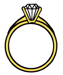 268x318 Ring Wedding Clipart Clip Art