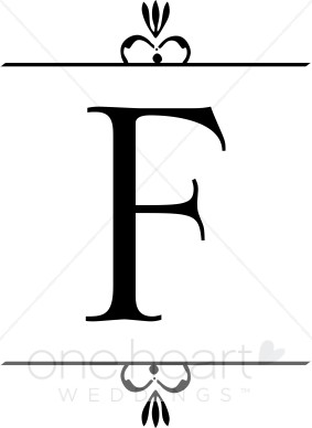 283x388 Wedding Monogram F Clipart Wedding Monograms