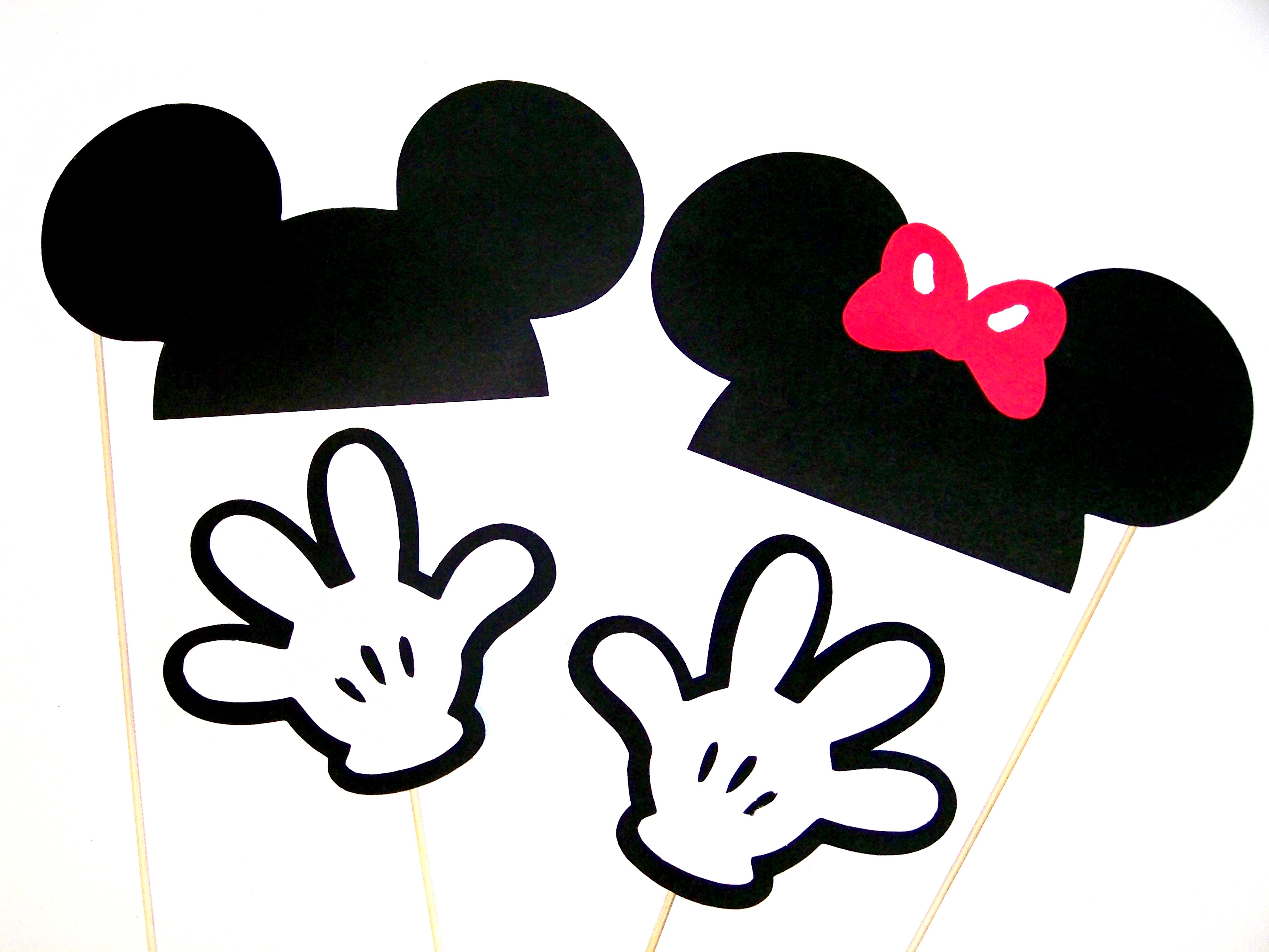 3648x2736 Mickey Amp Minnie Mouse Photo Booth Props Disney Party Ears Hat