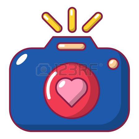 450x450 Wedding Photography Icon, Cartoon Style Royalty Free Cliparts