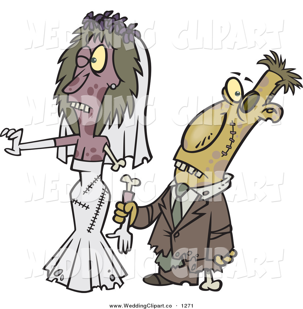 1024x1044 Halloween Wedding Clipart