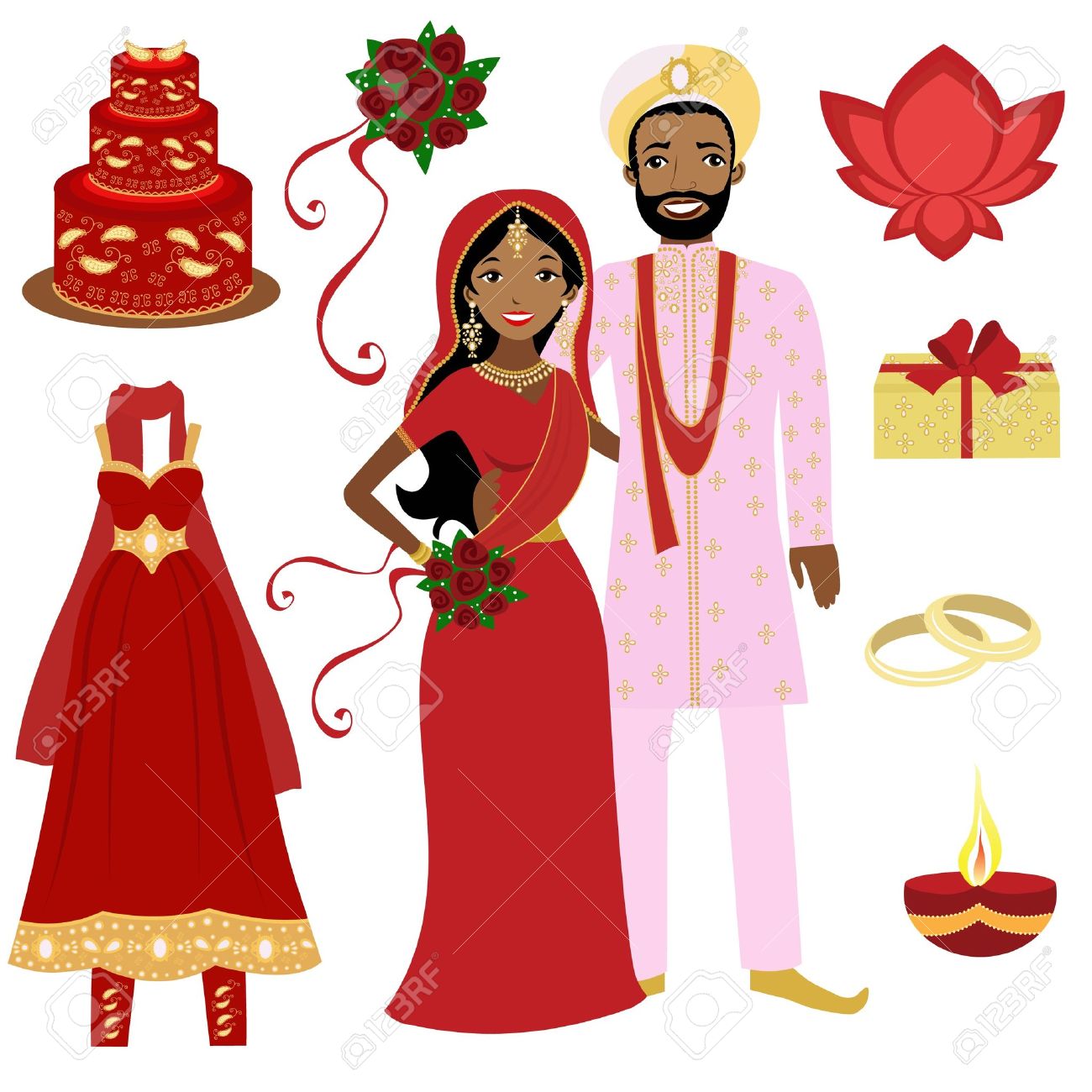 1300x1300 K.o.p.e.l. Clipart Indian Wedding