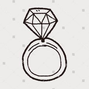 300x300 Wedding Rings Drawing Wedding Rings How To Draw A Diamond Ring