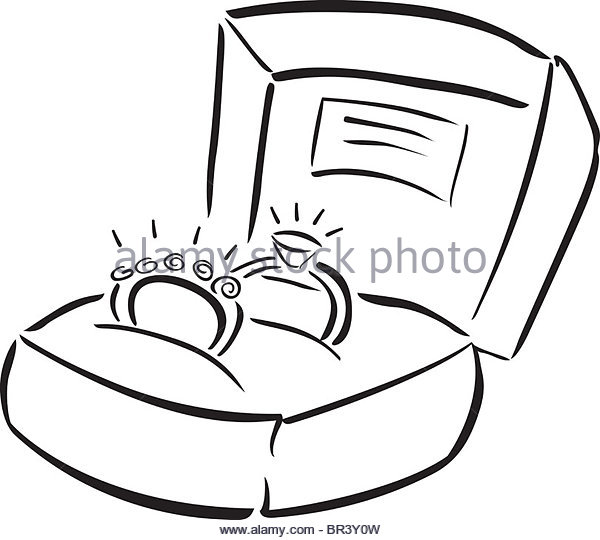 600x540 Wedding Rings Jewelry Outline Stock Photos Amp Wedding Rings Jewelry