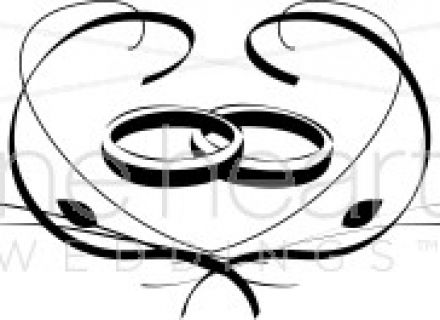 440x320 Two Wedding Rings Clipart