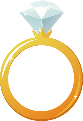 275x400 Wedding Rings 2 Clip Art