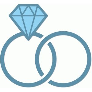 300x300 Teal Clipart Wedding Ring
