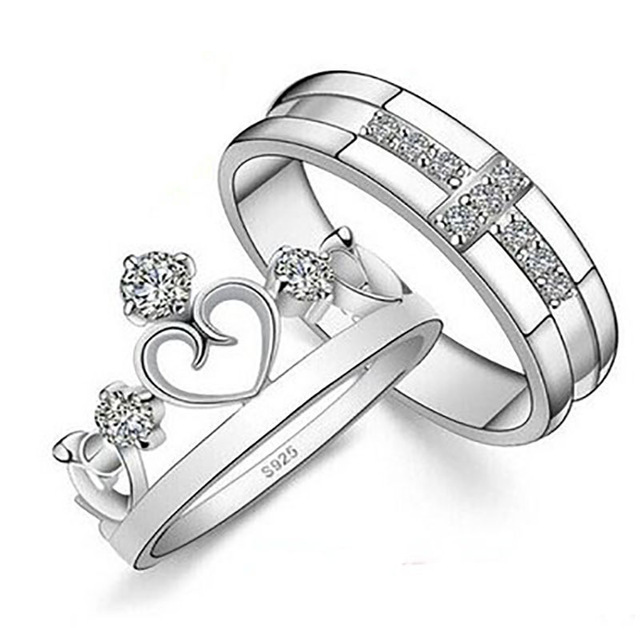 640x640 Adjusta Cross Heart Prince Princess Korean Style Crown Crystal