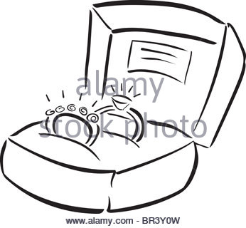 346x320 Wedding Rings Jewelry Outline Stock Vector Art Amp Illustration