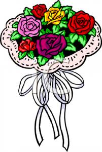201x300 Wedding Bouquets Clipart