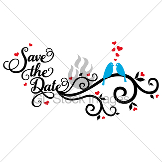 325x325 Mr And Mrs Wedding Birds, Vector Gl Stock Images