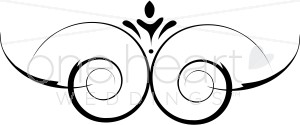 300x125 4 Best Images Of Line Divider Clip Art Scrolls For Wedding