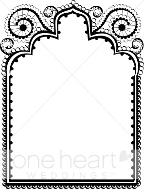296x388 Wedding Lace Clipart