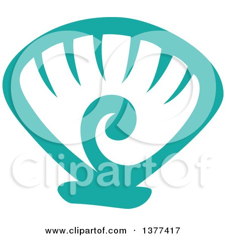 450x470 Clipart Two Blue Sea Shells