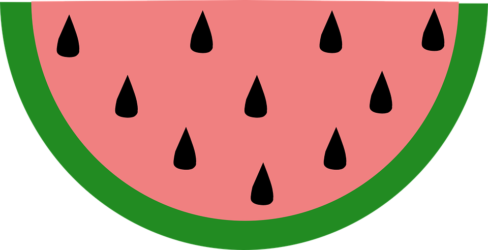960x492 Clipart Watermelon Slice Wedge