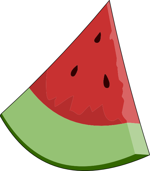 522x595 Watermelon Slice Wedge Clip Art