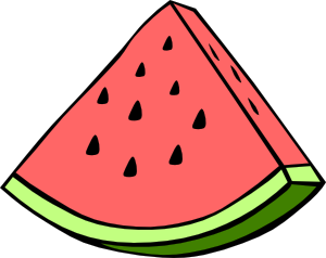 300x238 Watermelon Wedge Clip Art