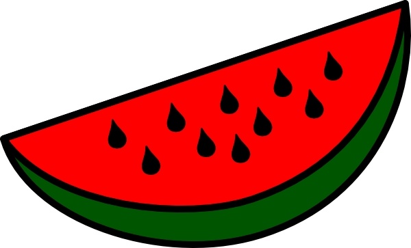 600x363 Watermelon Wedge Clip Art Free Vector In Open Office Drawing Svg