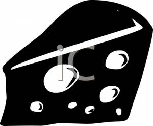300x246 And White Cheese Wedge Clipart Image