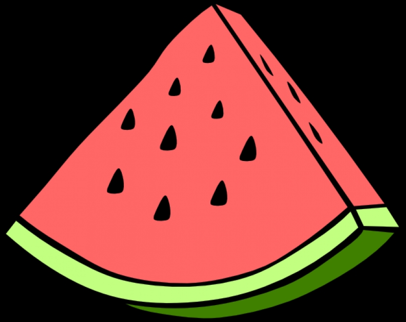 820x650 Watermelon Wedge Clip Art