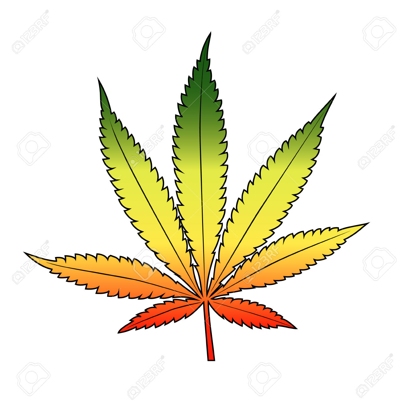 1300x1300 Weed Clipart Leaf Vector