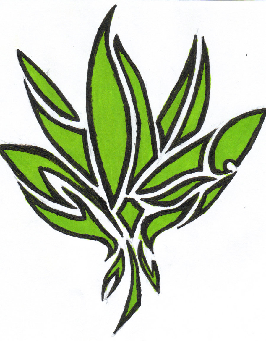 900x1153 Drawing Of Pot Leaf Cartoon Weed Plant