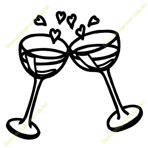500x500 Wedding Toast New Year Clip Art Merry Christmas Amp Happy New Year