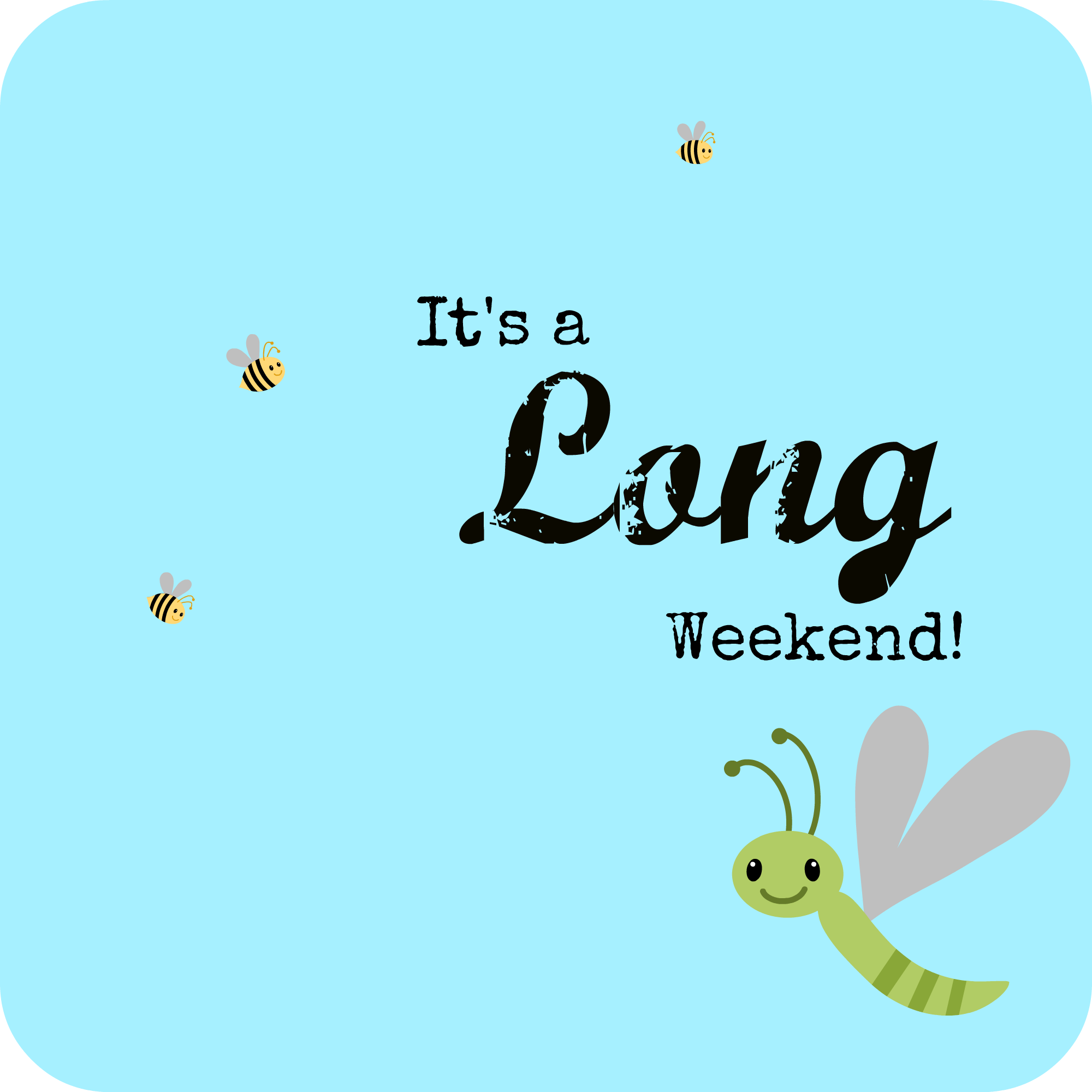 2000x2000 Saturday Clipart Long Weekend