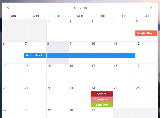 618x457 Awesome Weekly Calendar Bootstrap Calendar