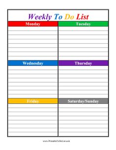 236x305 Printable Weekly Calendars Calendar Template