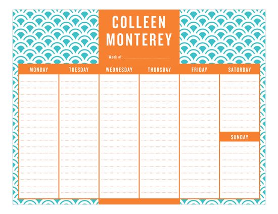 550x424 The Best Calendar Pad Ideas To Do List Pad