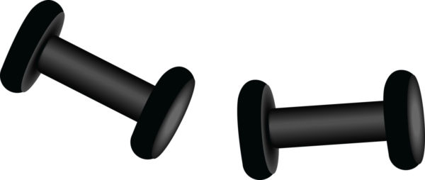 600x254 Dumbell Clipart