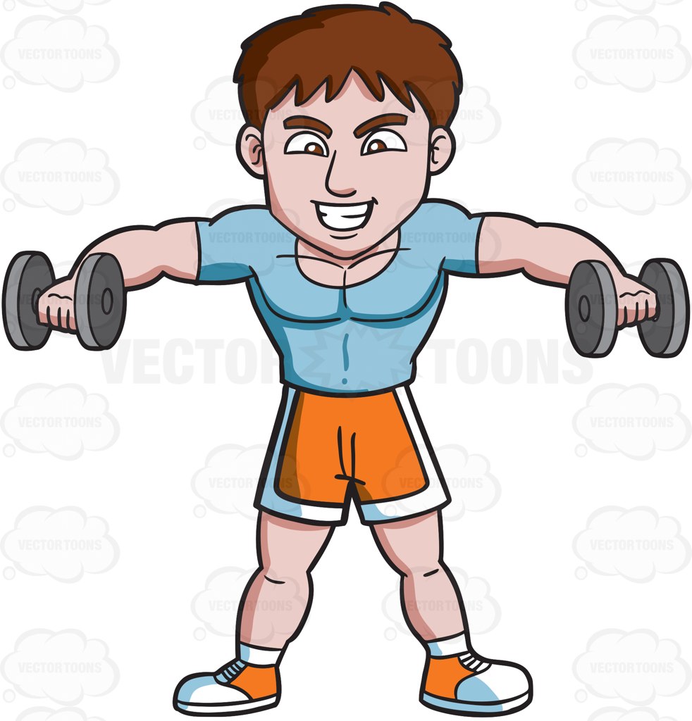 Weight Lifting Cartoon Clipart | Free download on ClipArtMag