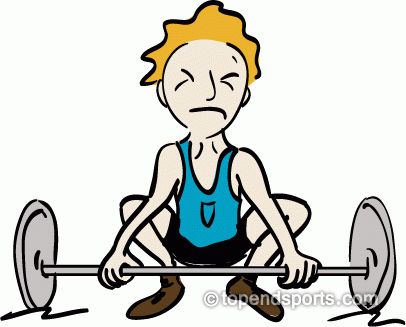 406x327 Boy Clipart Lifting Weight