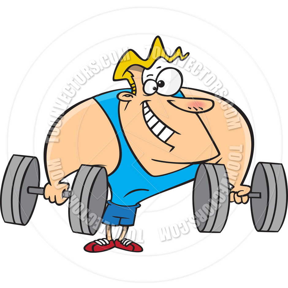 Weight Lifting Cartoon Clipart | Free download on ClipArtMag