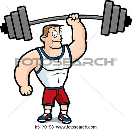 450x441 Men Clipart Lifting Weight