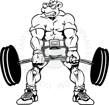 361x347 Weight Lifting Logos Clipart