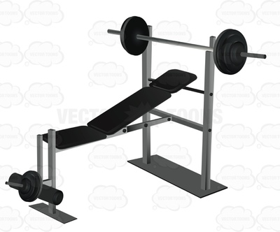 400x332 Weight Lifting Clipart