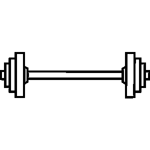 300x300 Bar Clipart Weight Lifting