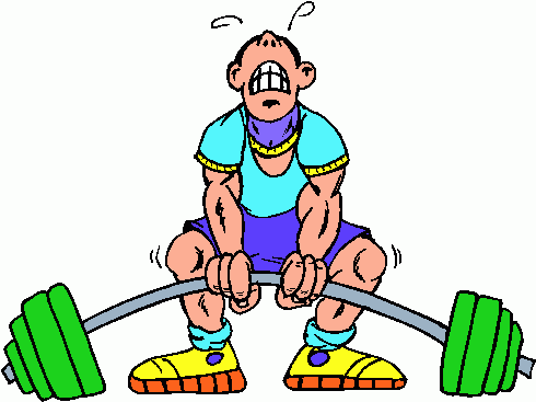 490x367 Weight Lifting Clip Art