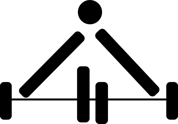 600x417 Weight Lifting Symbol Clip Art