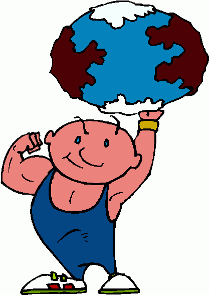 417x588 Weight Lifting World Clipart