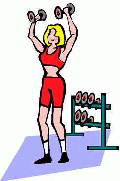 245x369 Woman Clipart Weightlifter