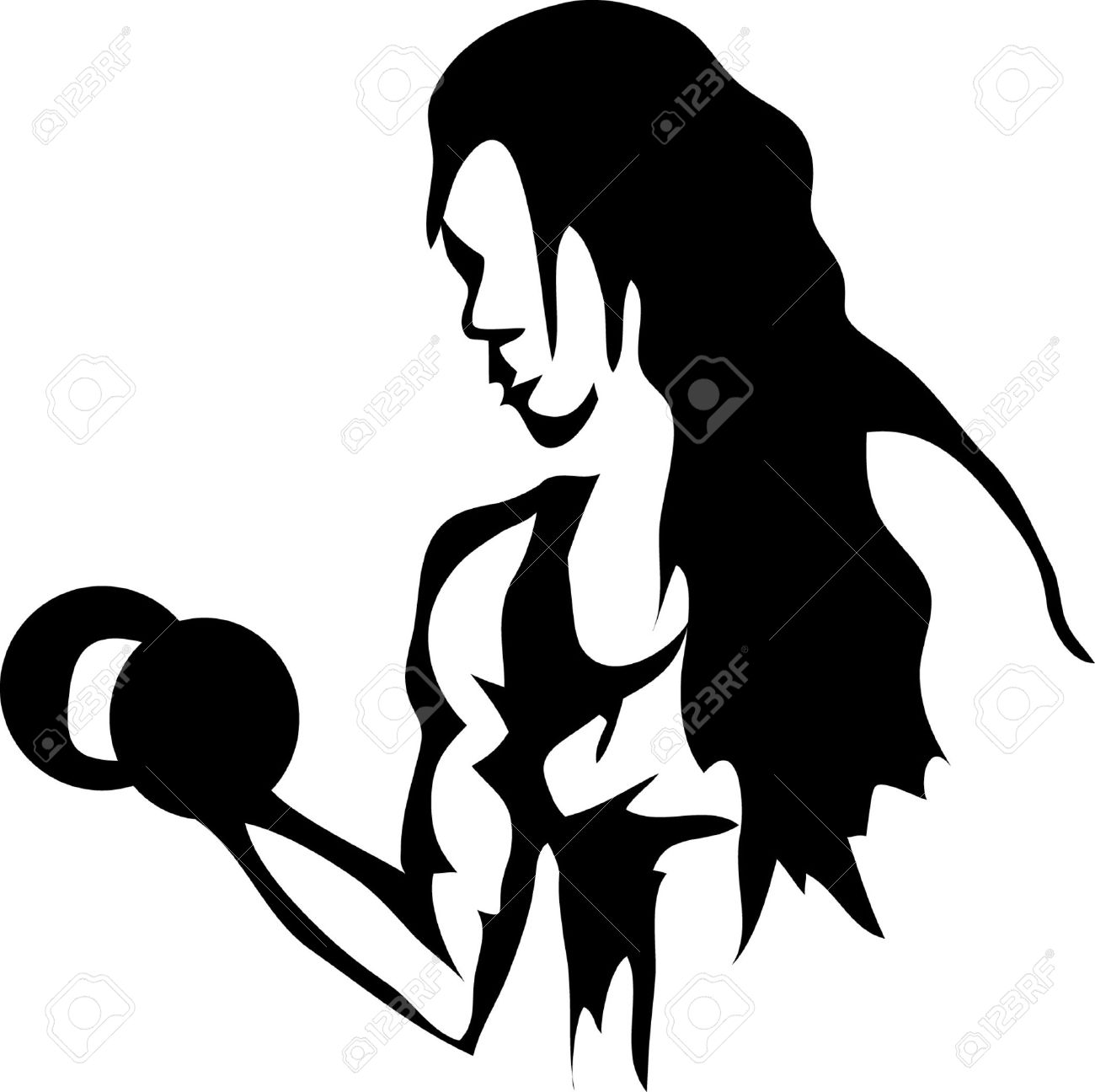 1300x1296 Woman Clipart Weightlifter