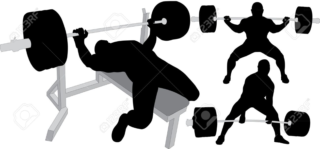 1300x605 Bench Clipart Weight Lifting