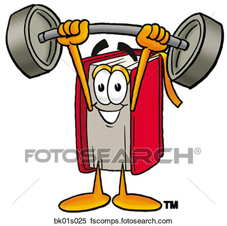 450x448 Clipart Of Book Lifting Weights High Bk01s025