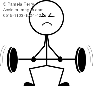 300x276 Art Image Of A Stick Figure Lifting Weights