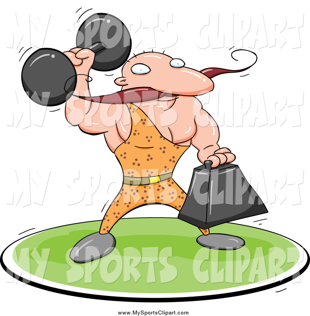 1024x1044 Sports Clip Art Of A Strong Man With A Long Mustache, Holding