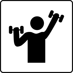 256x256 Weight Lifting Icon Clip Art Download