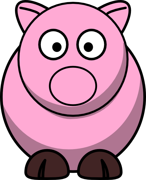 486x600 Weird Pig Clip Art